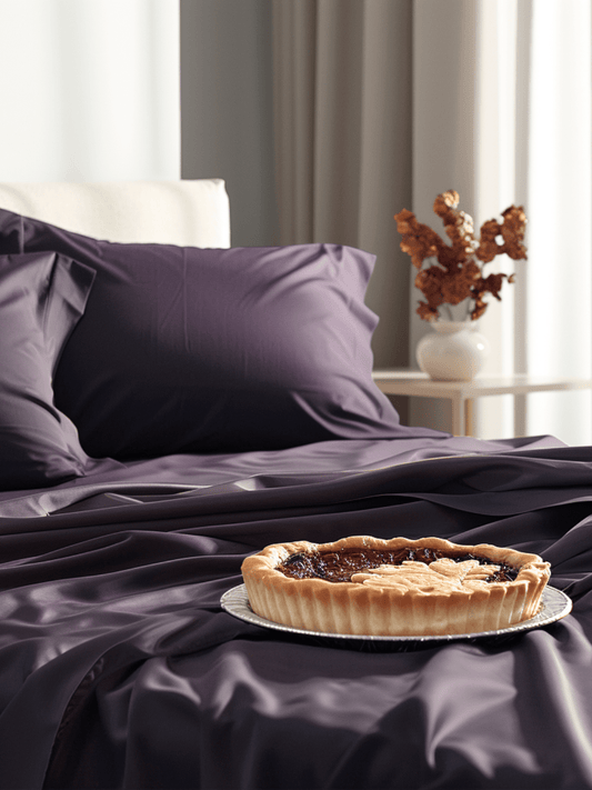 Sweet Sheets® "Saskatoon Pie" Dark Purple Bed Sheet Set - Sweet Sheets®