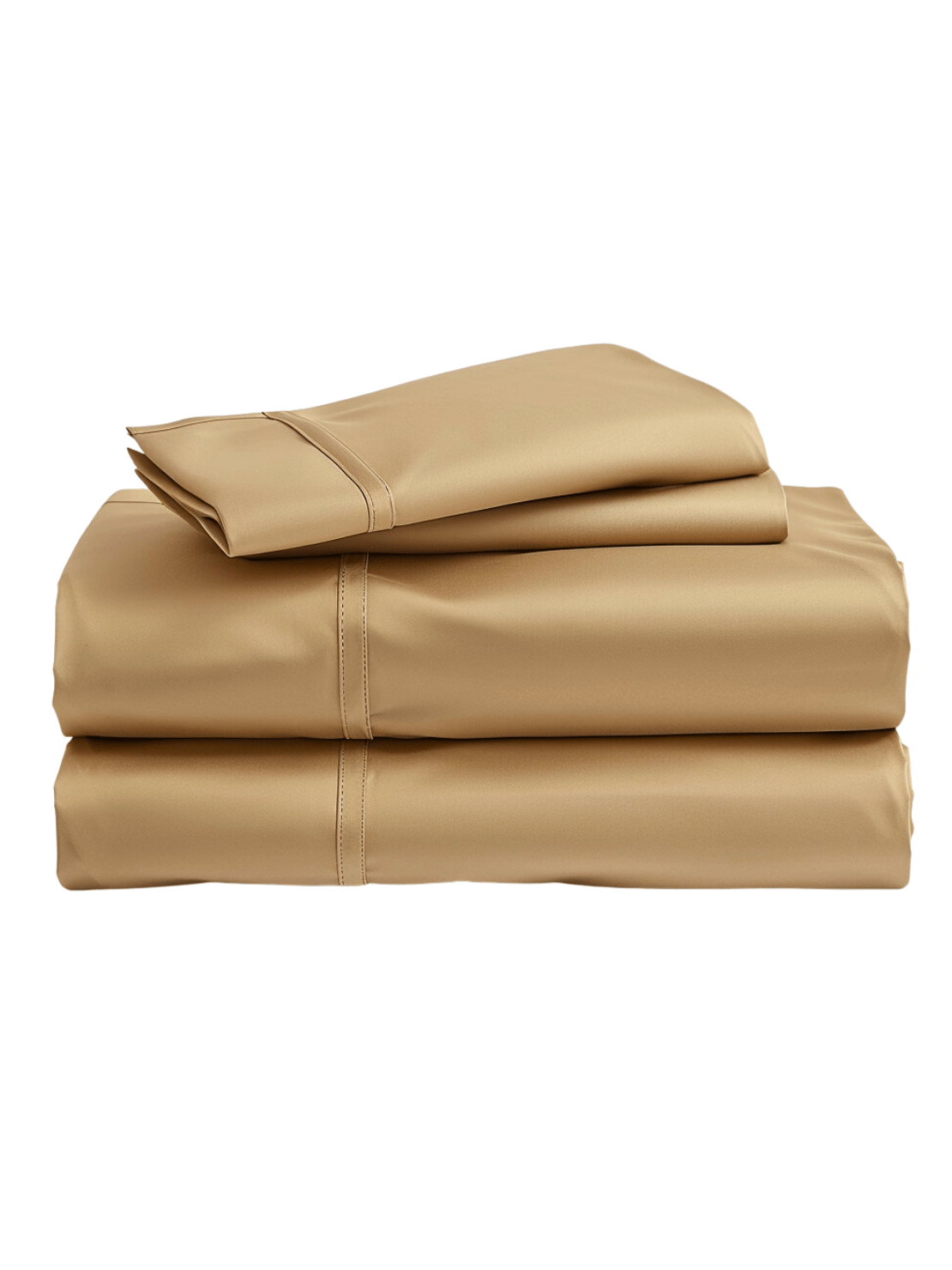 Hypoallergenic Khaki-Tan Bed Sheets for Sensitive Skin and Allergy Relief from Sweet Sheets