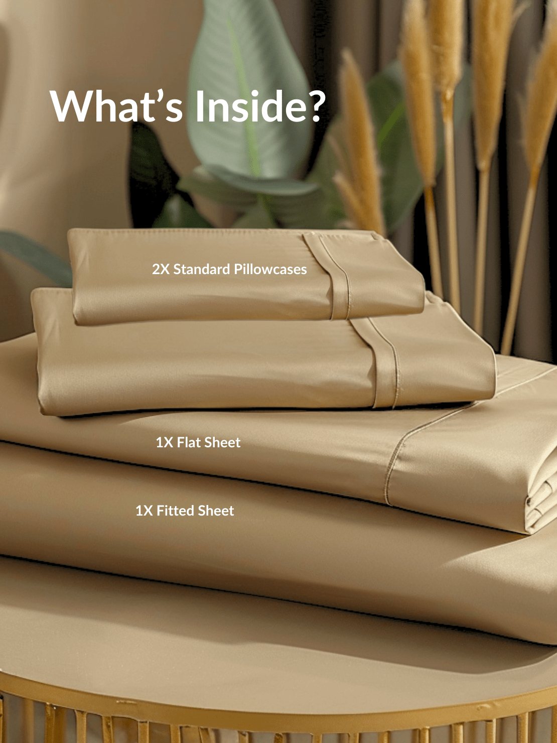 Cooling Khaki-Tan Bed Sheets with Breathable Fabric for Comfortable Sleep from Sweet Sheets