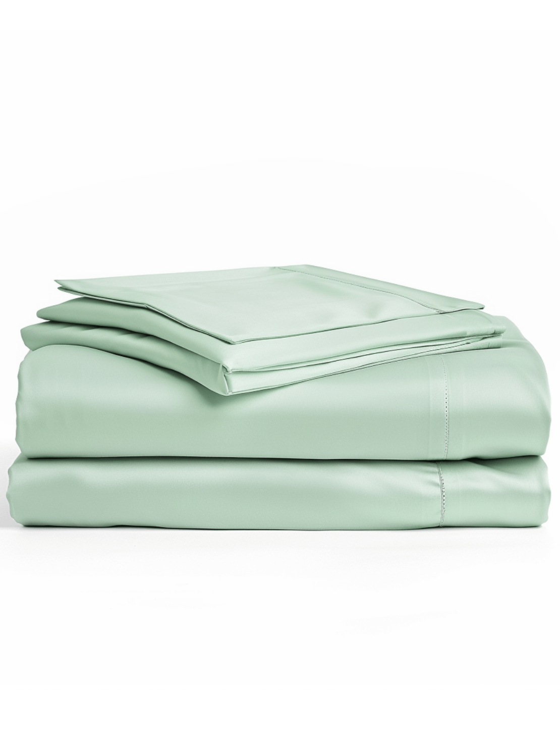 Hypoallergenic Light Green Bed Sheets for Sensitive Skin and Allergy Relief from Sweet Sheets