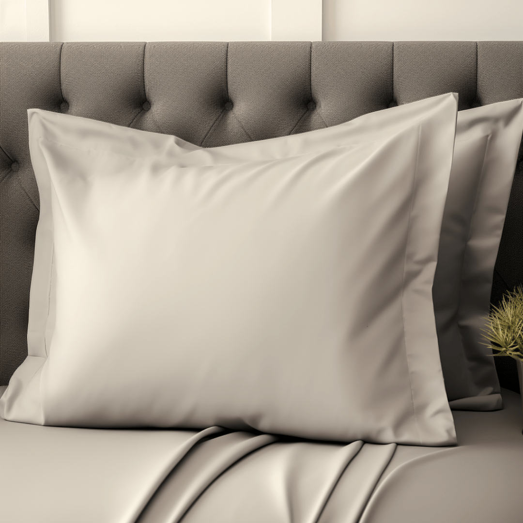 Ultra-Soft Light Gray Duvet Pillow Shams for Luxurious Comfort from Sweet Sheets