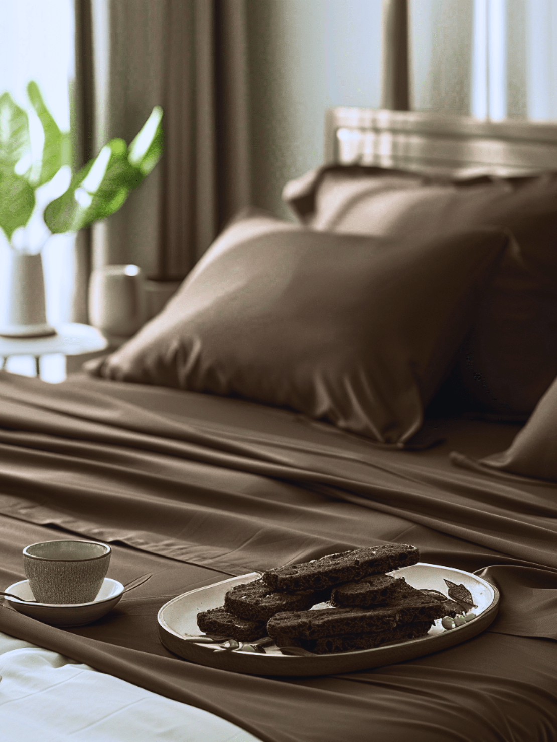 Ultra-Soft Dark Brown Bed Sheets for Luxurious Comfort and Cozy Nights from Sweet Sheets