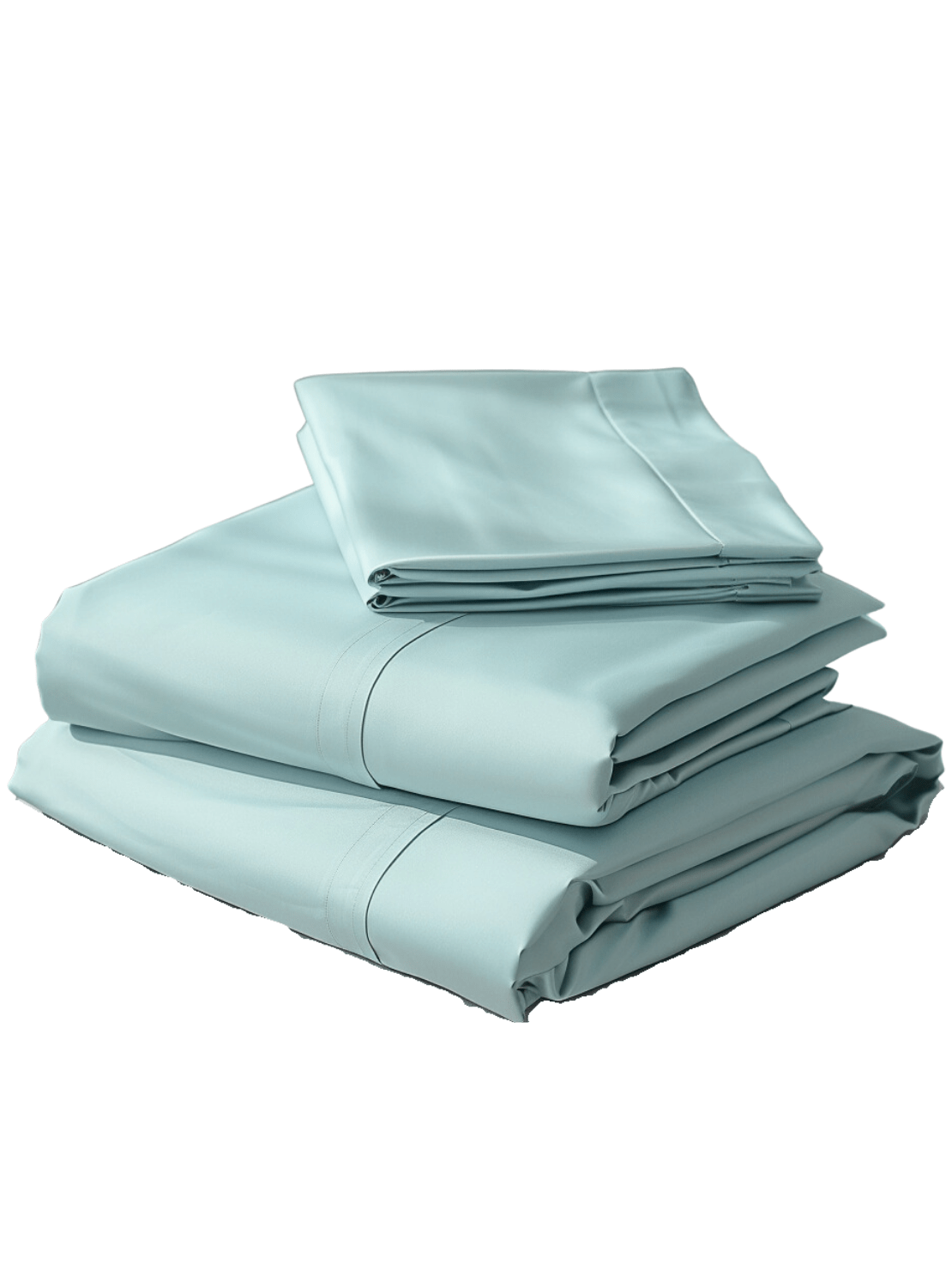 Hypoallergenic Light Blue Bed Sheets for Sensitive Skin and Allergy Relief from Sweet Sheets