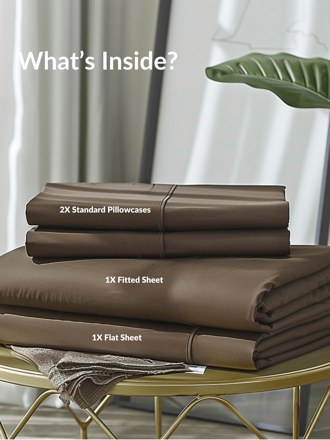 Cooling Dark Brown Bed Sheets with Breathable Fabric for Comfortable Sleep from Sweet Sheets