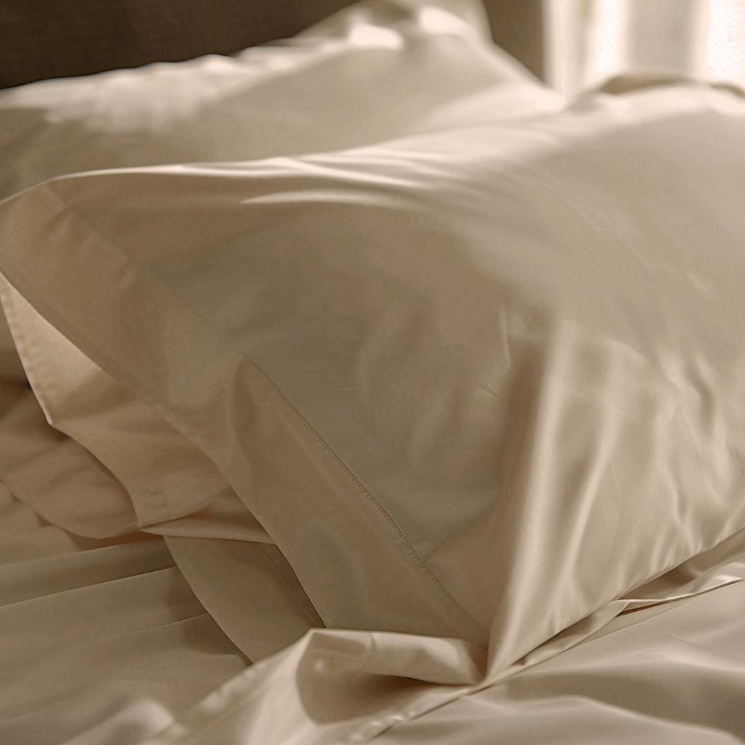 Cream Beige Elegant White King-Sized Pillowcases for a Crisp and Clean Look from Sweet Sheets