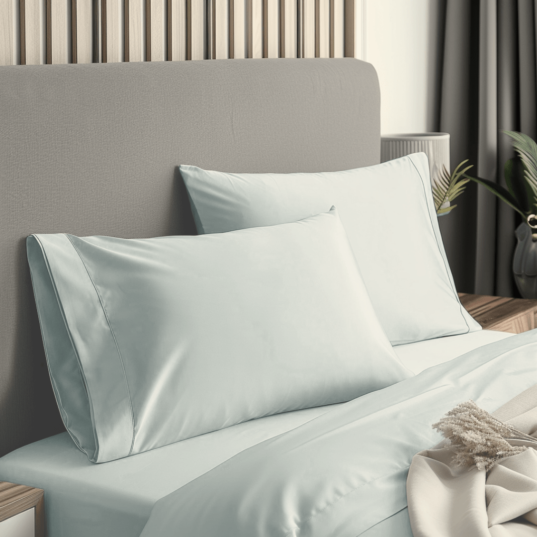 Light Blue Soft and Stylish King-Sized Pillowcases to Enhance Your Bedroom Decor from Sweet Sheets