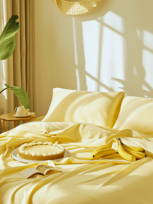 Ultra-Soft Light Yellow Bed Sheets for Luxurious Comfort and Cozy Nights from Sweet Sheets