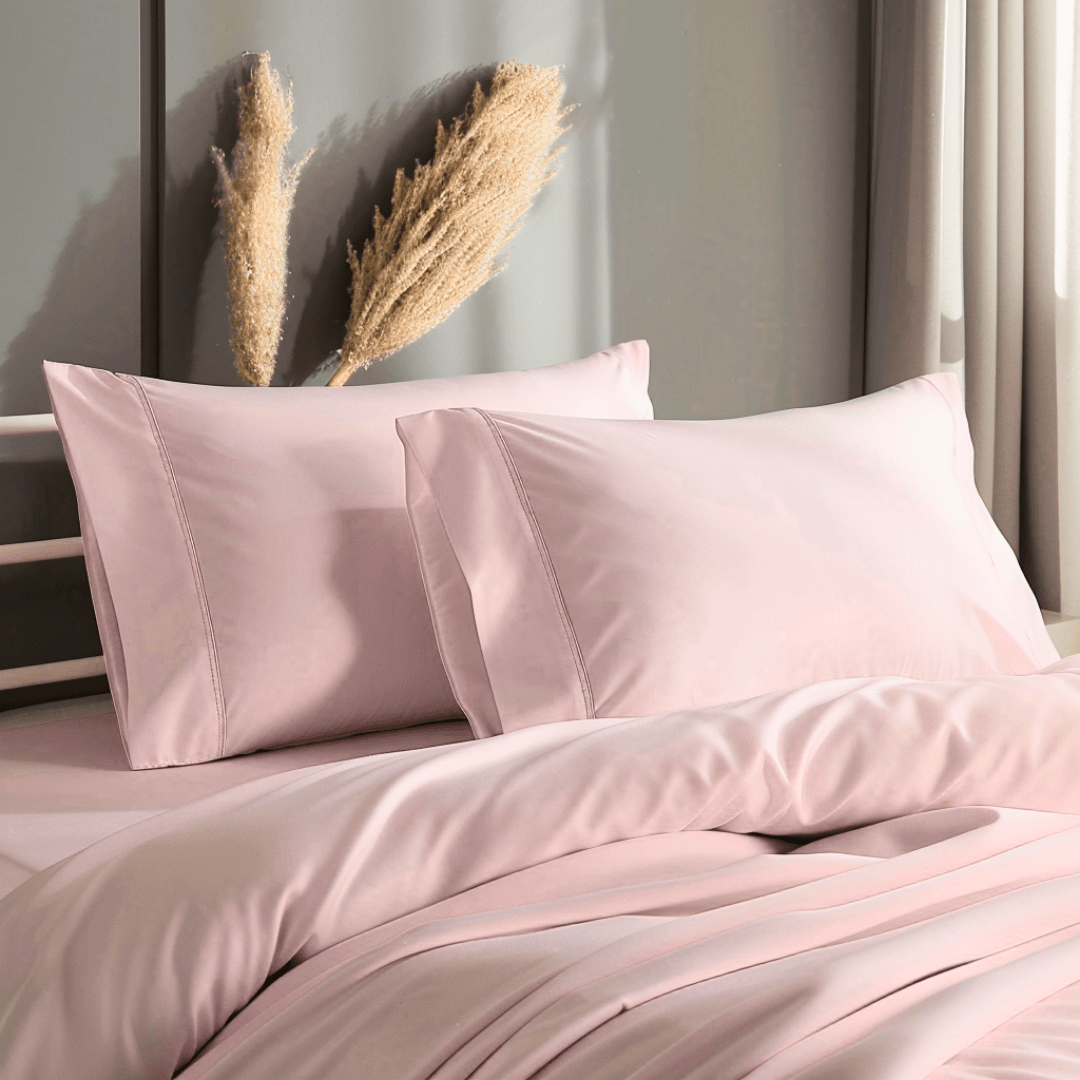 Light Pink Stylish King-Sized Pillowcases for Modern Bedroom Decor from Sweet Sheets