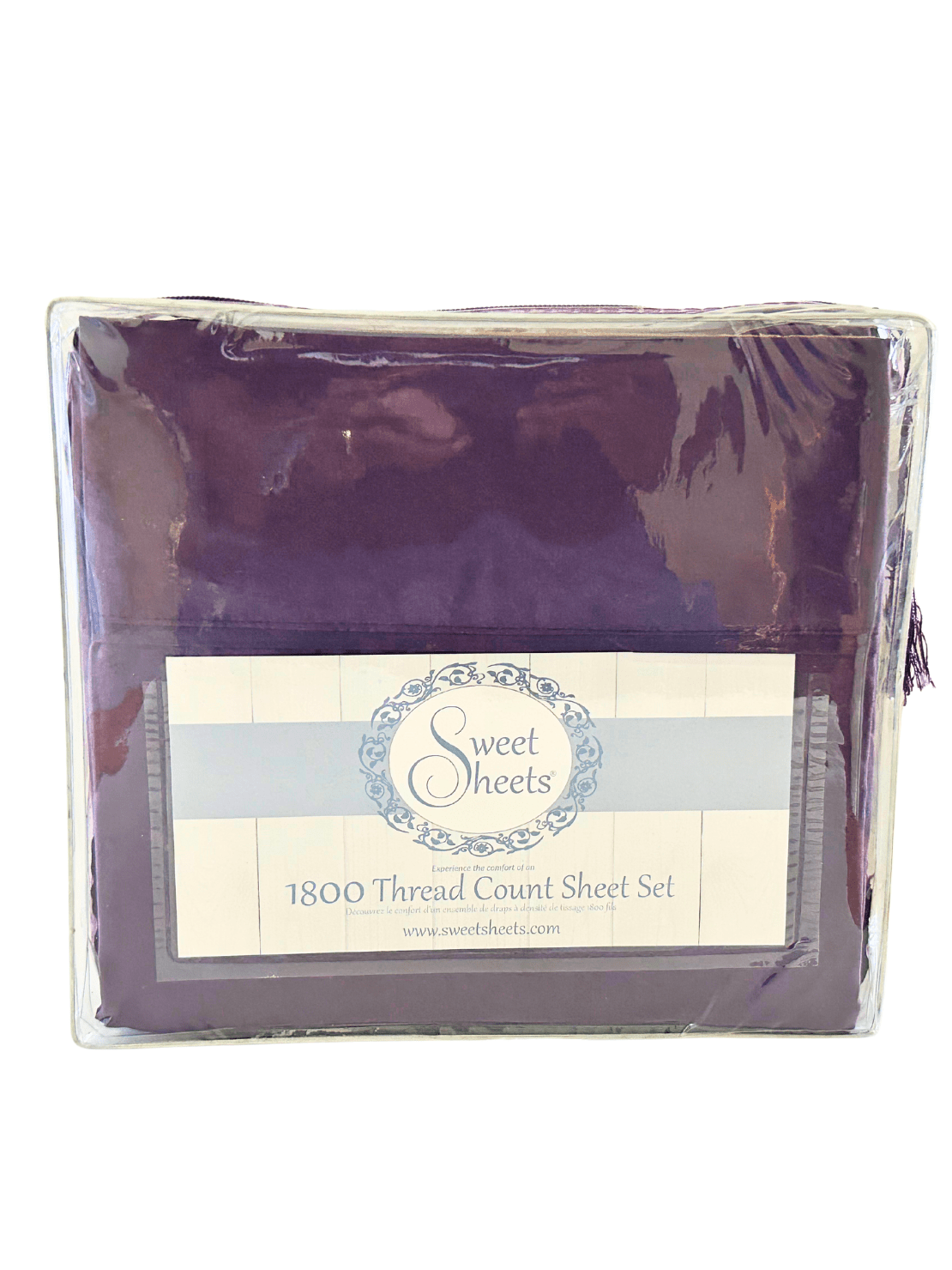 Luxurious Dark Purple Bed Sheets with Moisture-Wicking Properties for a Fresh Sleep Environment from Sweet Sheets