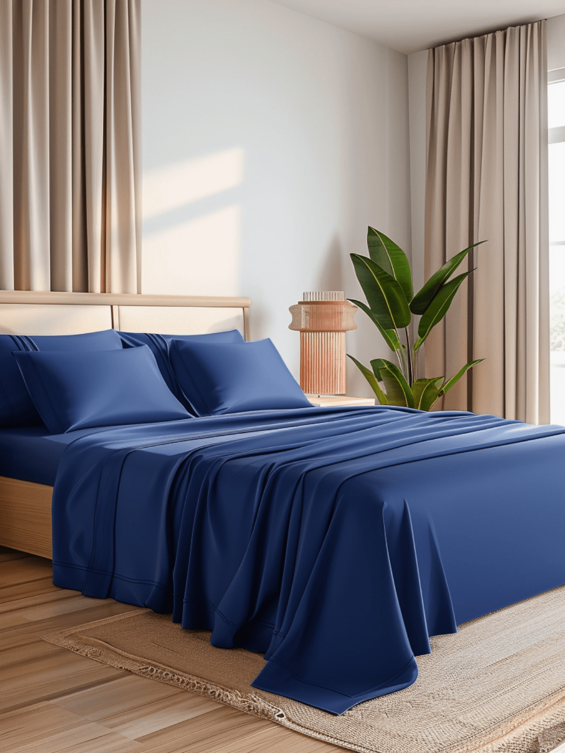 Elegant Royal Blue Bed Sheets Perfect for Adding Sophistication to Any Bedroom Decor from Sweet Sheets