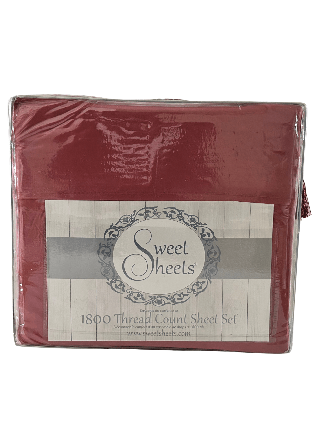 Luxurious Dark Red Bed Sheets with Moisture-Wicking Properties for a Fresh Sleep Environment from Sweet Sheets