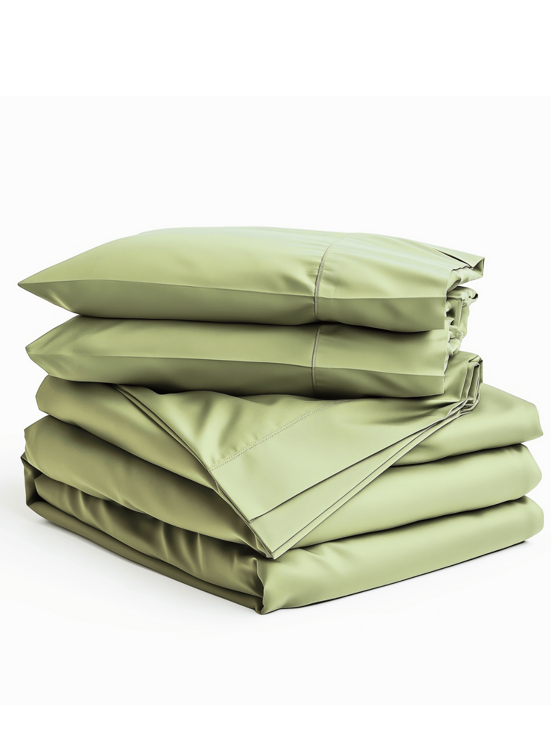 Hypoallergenic Sage Green Bed Sheets for Sensitive Skin and Allergy Relief from Sweet Sheets